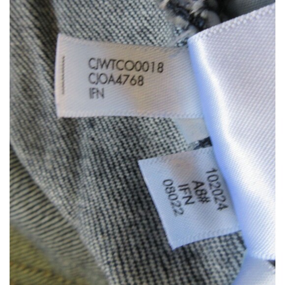 CALVIN KLEIN High Rise Straight Leg Jeans Sz 14 Light Blue Ankle Crop Denim NWT - Picture 13 of 15